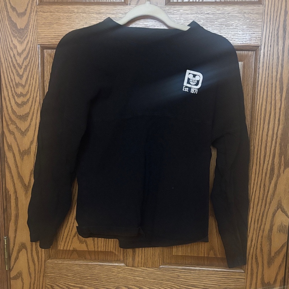Disney Black Sweatshirt with White Logo